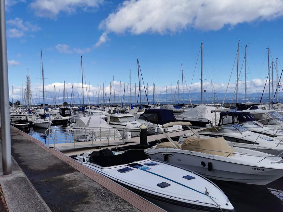 Appartement Vue Sur Le Golf Et Le Lac Leman Publier Bagian luar foto